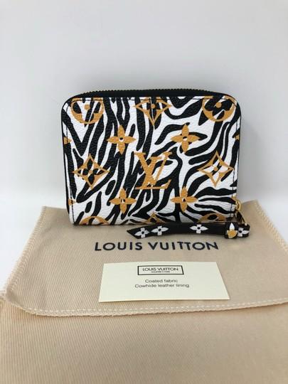 LV Jungle Zippy Coin Purse - Giant Monogram Ivory Wallet for Women | Luxury Small Leather Card Holder for Everyday Use & Travel Accessories
