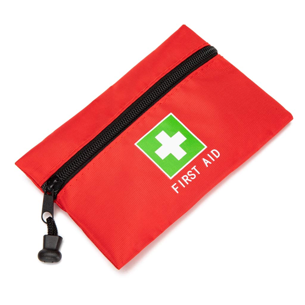 Jipemtra First Aid Backpack - Empty Red Emergency Medical Backpack for Camping, Hiking, Trekking | First Responder & Home Health Supplies | Perfect for Outdoor Adventures & Emergency Preparedness