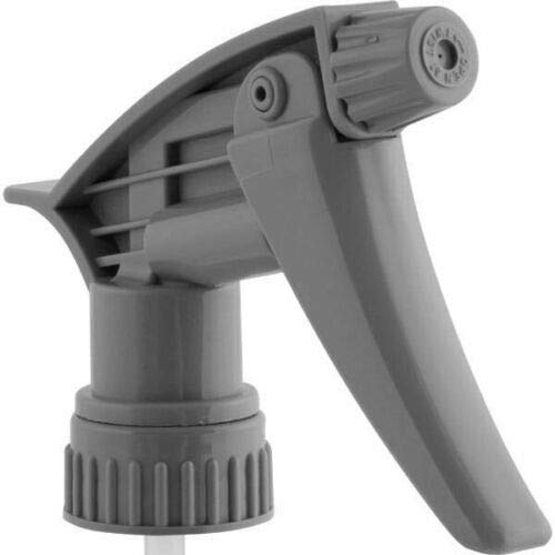 Heavy Duty Chemical Resistant Spray Bottle Tops - 28/400 Neck (200 Pack) - Fits Most 32oz Bottles for Cleaning, Gardening & Industrial Use