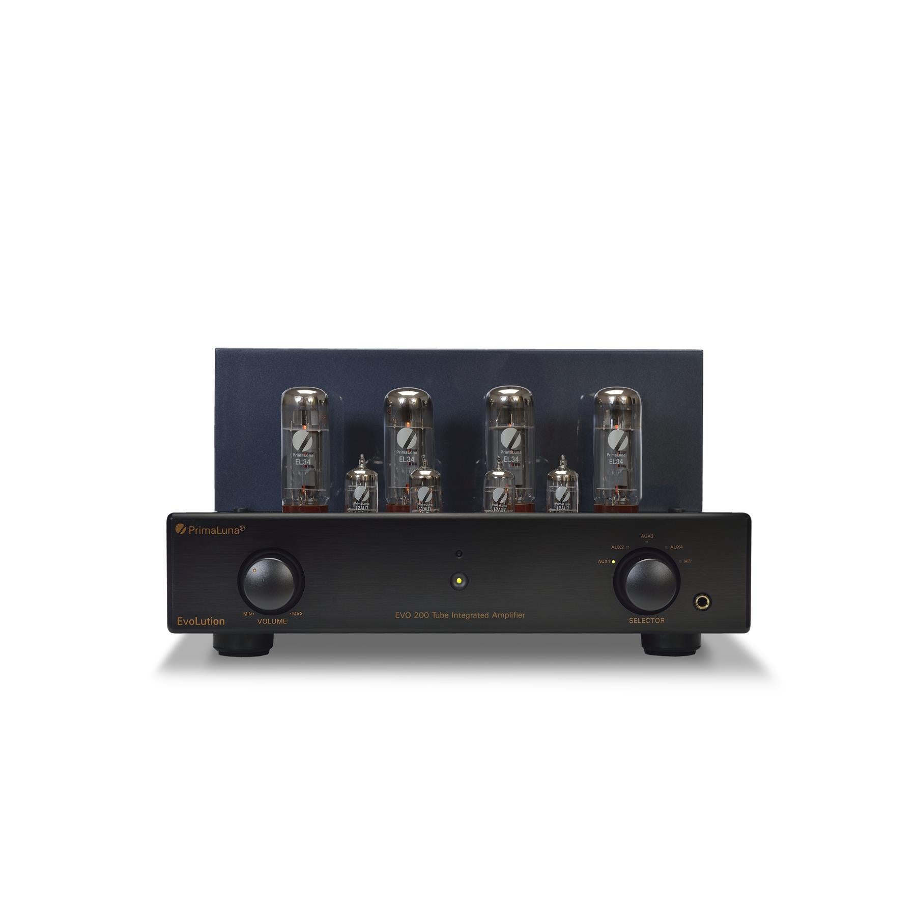 PrimaLuna EVO 200 Integrated Tube Amplifier - High-End Vacuum Tube Stereo Amp for Audiophiles | Perfect for Home Theater & Music Listening Rooms
