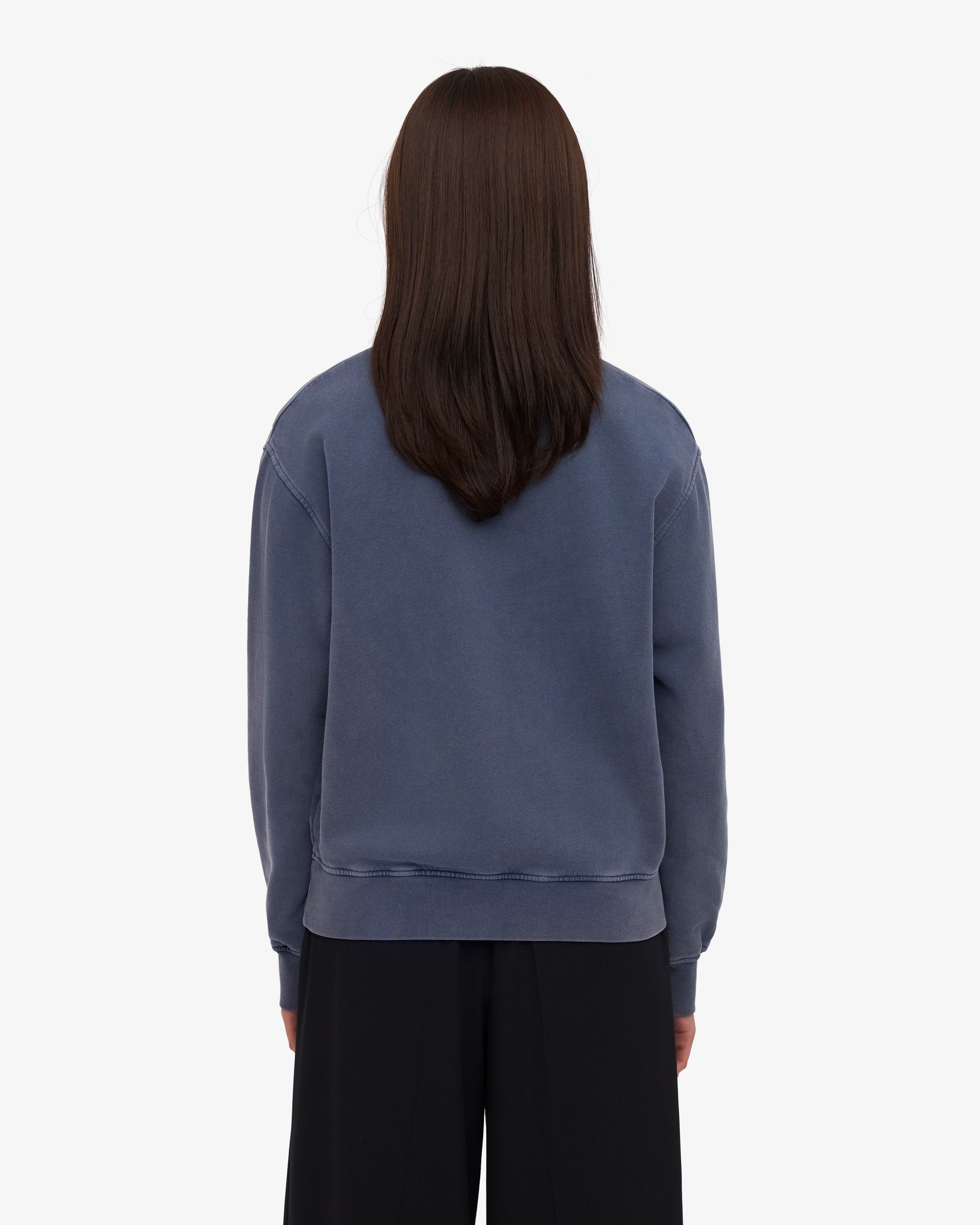 Organic Cotton Women's Classic Crew Neck T-Shirt - Soft & Comfortable Neptune Blue Tee for Casual Wear, Workout & Everyday Outfits