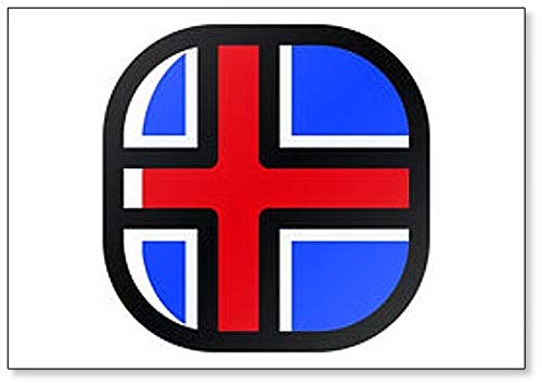 Iceland Flag Fridge Magnet - Durable 5-Pack National Symbol Decor for Kitchen, Office & Travel | Perfect for Refrigerators, Lockers & Metal Surfaces