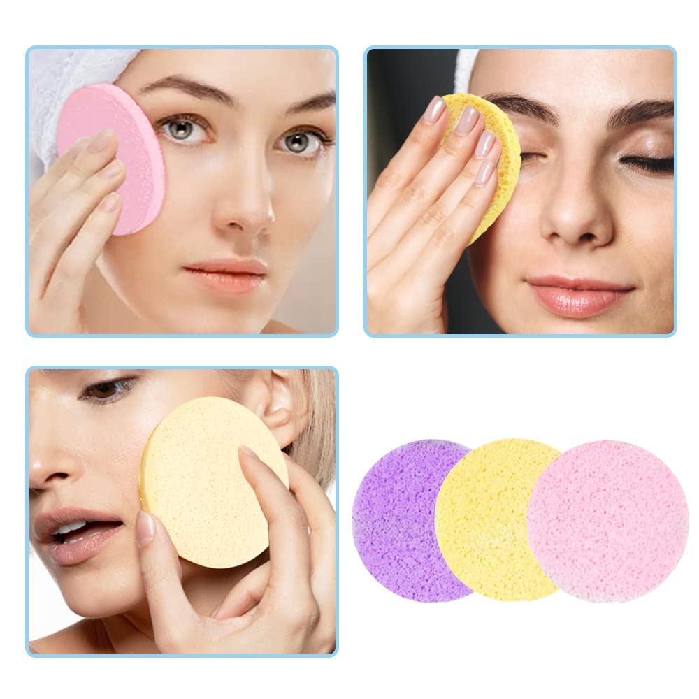 36 Pcs Compressed Makeup Sponges - Soft Facial Cleansing Sponges for Makeup Removal & Skin Care | Perfect for Daily Beauty Routine & Travel Essentials