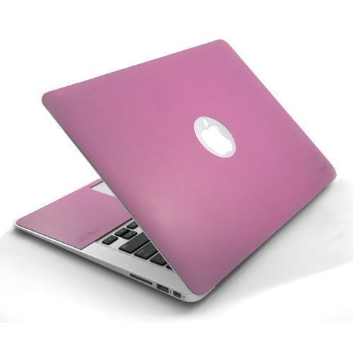 Premium Genuine Leather Skin Case for 13-inch MacBook Air (2020 & Later Models) - Soft Pink Protective Cover | Slim Fit, Scratch Resistant | Perfect for Office, Travel & College Use
