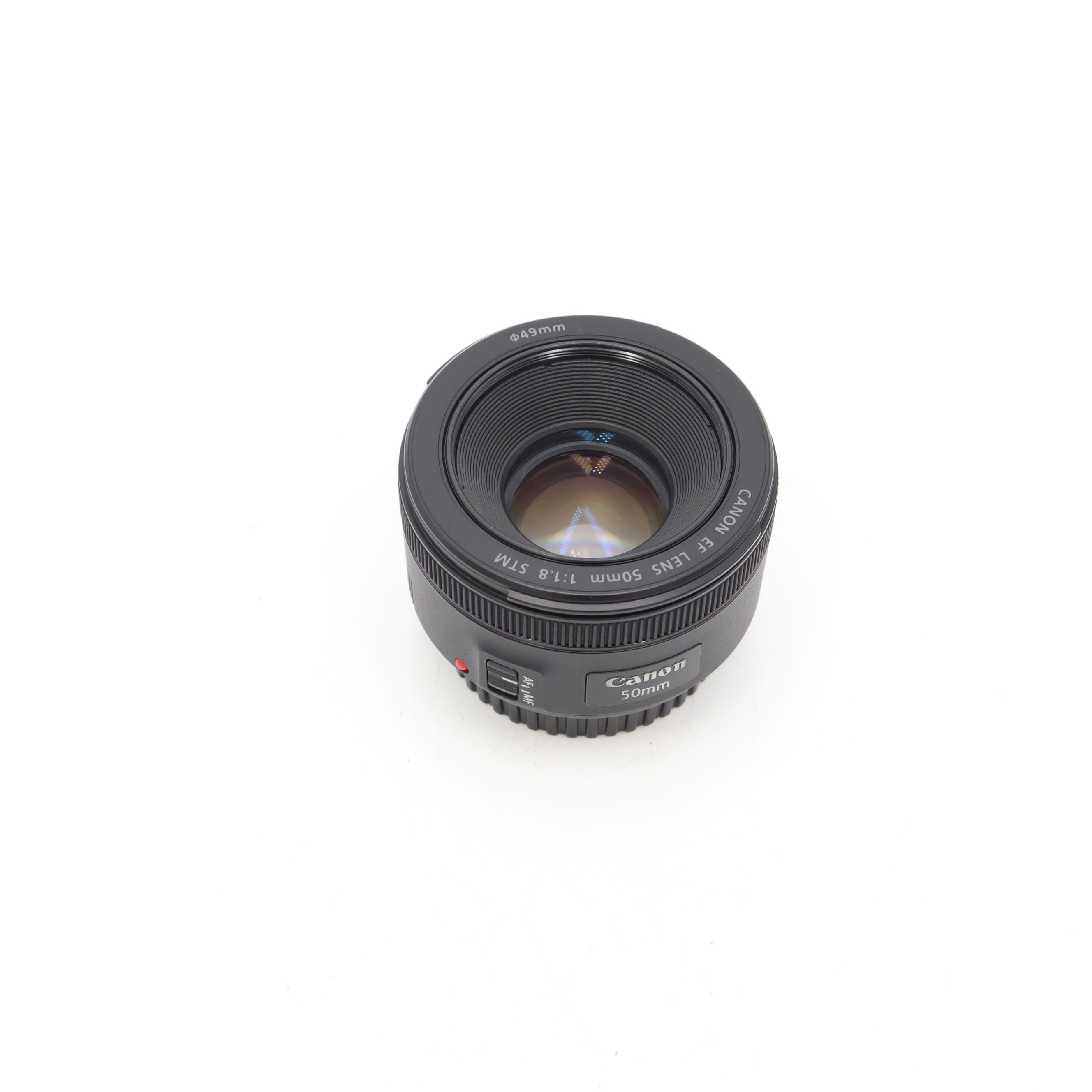 Canon EF 50mm f/1.8 STM Lens - Fast Prime Portrait Lens for DSLR Cameras | Low Light Photography, Street & Travel Shots | Used Condition