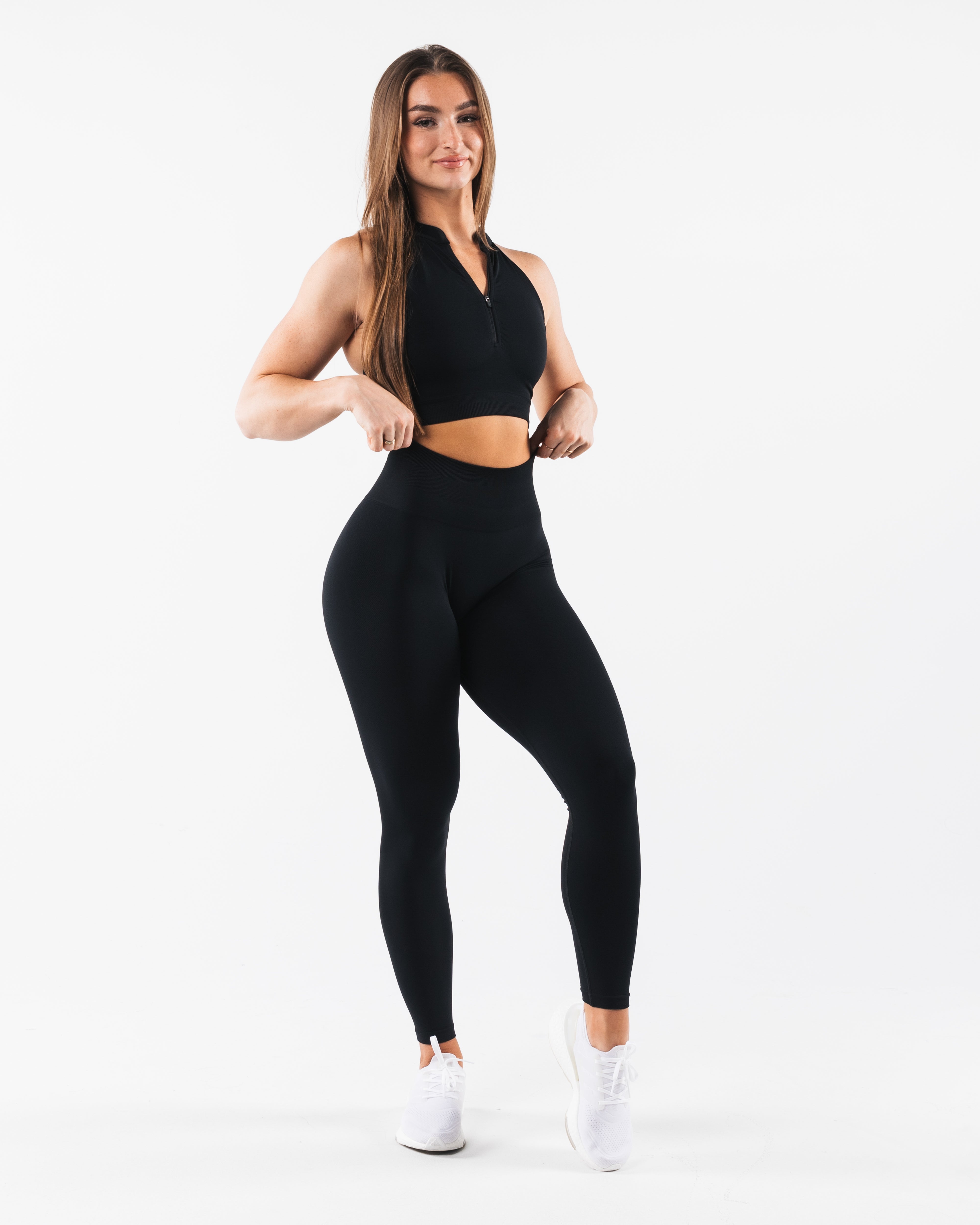 Amplify Gravity Legging - High Waist Yoga Pants for Women, Black - Perfect for Workout, Running & Lounge Wear