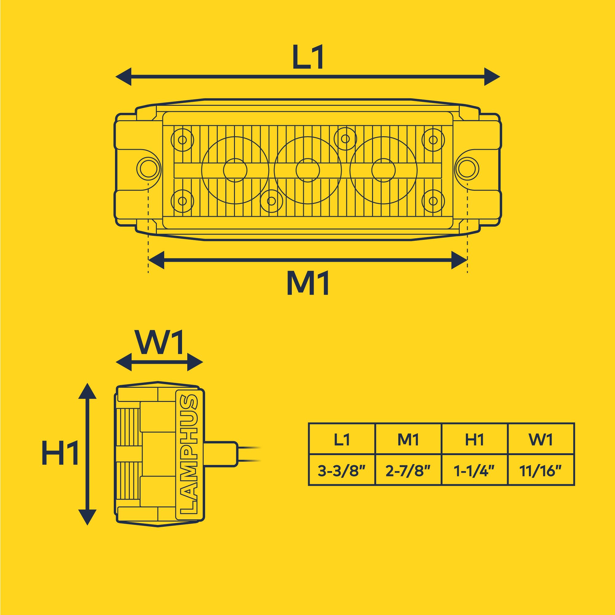 LAMPHUS 4pc NanoFlare 3.5