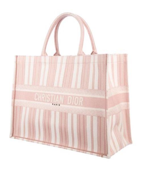 Dior Book Tote Bag - Marbella Exclusive Pink Leather Handbag for Women | Luxury Designer Tote for Travel, Work & Everyday Use