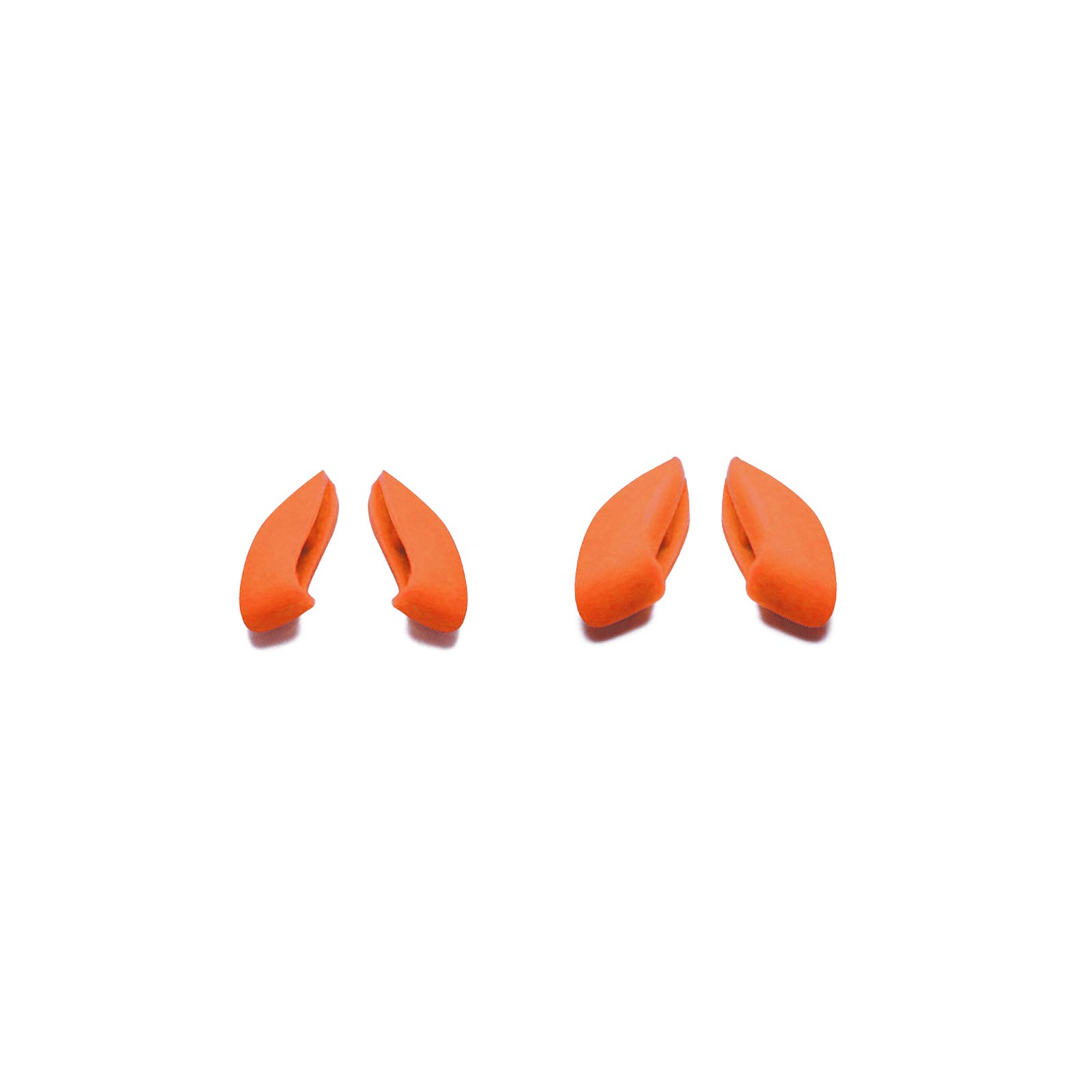 Oakley Flak Jacket & Flak Jacket XLJ Sunglasses Replacement Earsocks & Nosepiece Kit - Orange Rubber Cushions for Sports, Running, Cycling & Outdoor Activities