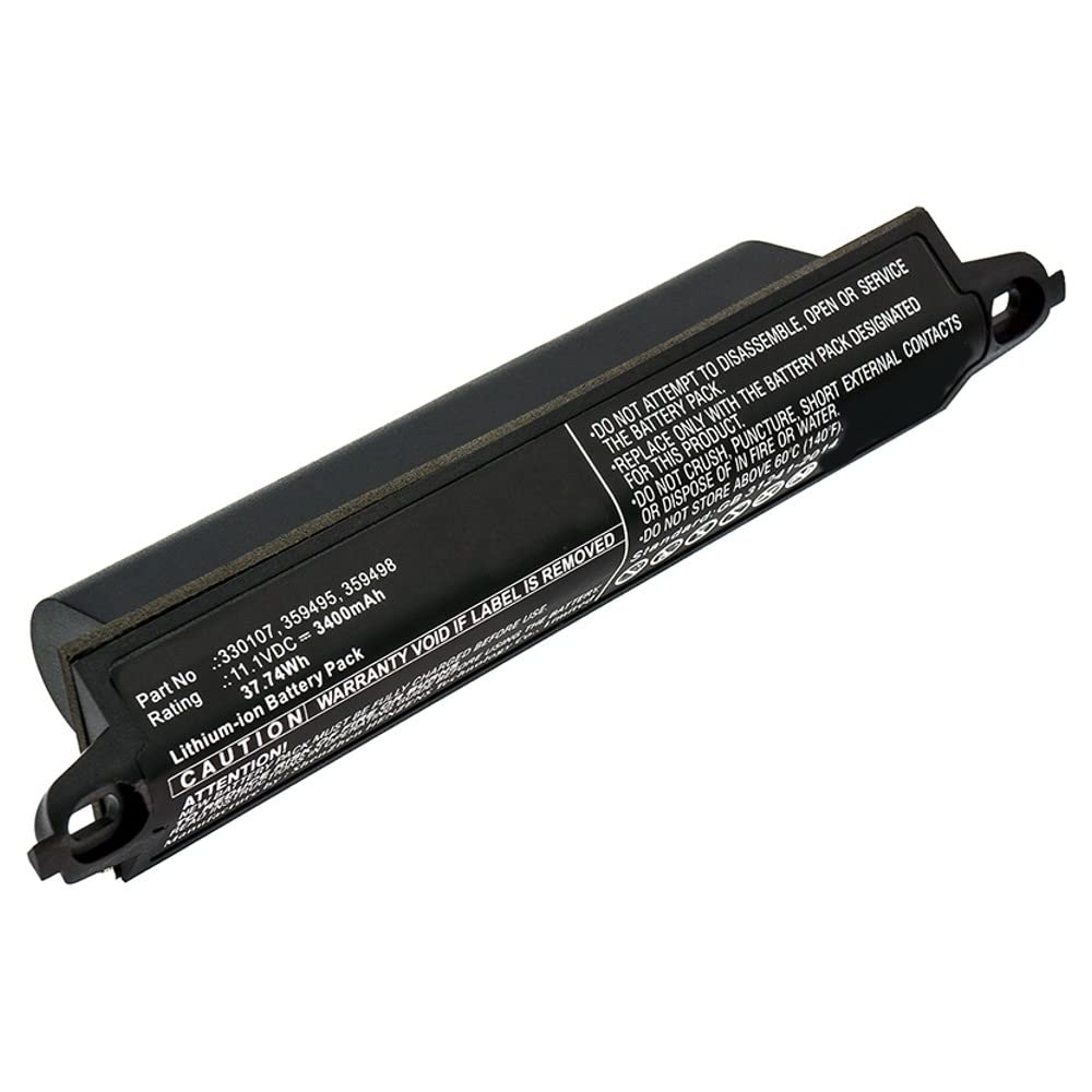 Synergy Digital Replacement Battery for Bose 404600 Speaker - 11.1V 3400mAh Li-ion High Capacity Battery Compatible with Bose 330105, 330105A, 330107, 330107A, 359495, 359498 - Perfect for Home Audio, Outdoor Events & Portable Sound Systems