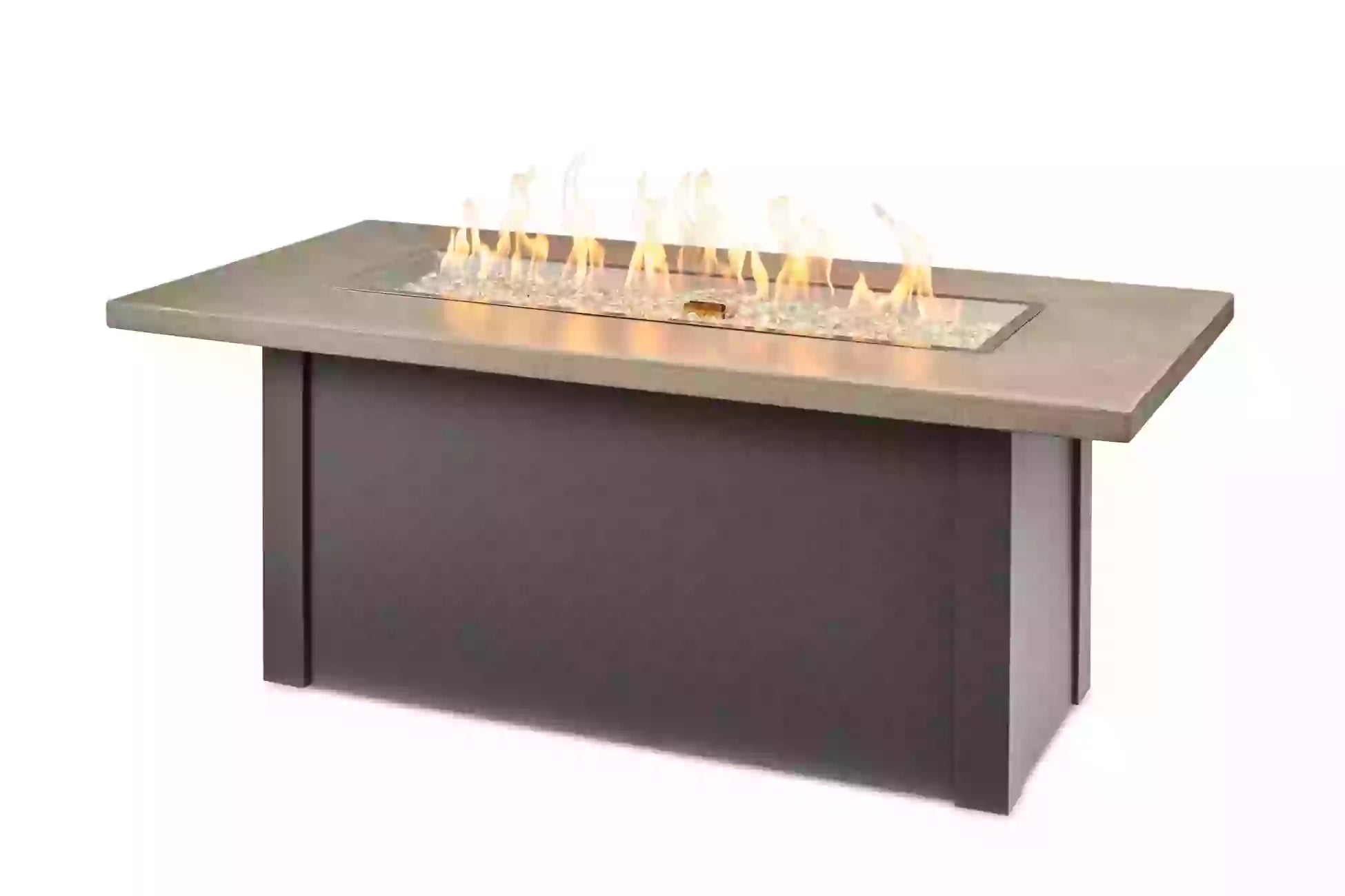 Havenwood Linear Gas Fire Pit Table - Outdoor Patio Heater with Modern Design for Backyard, Deck, and Garden Gatherings