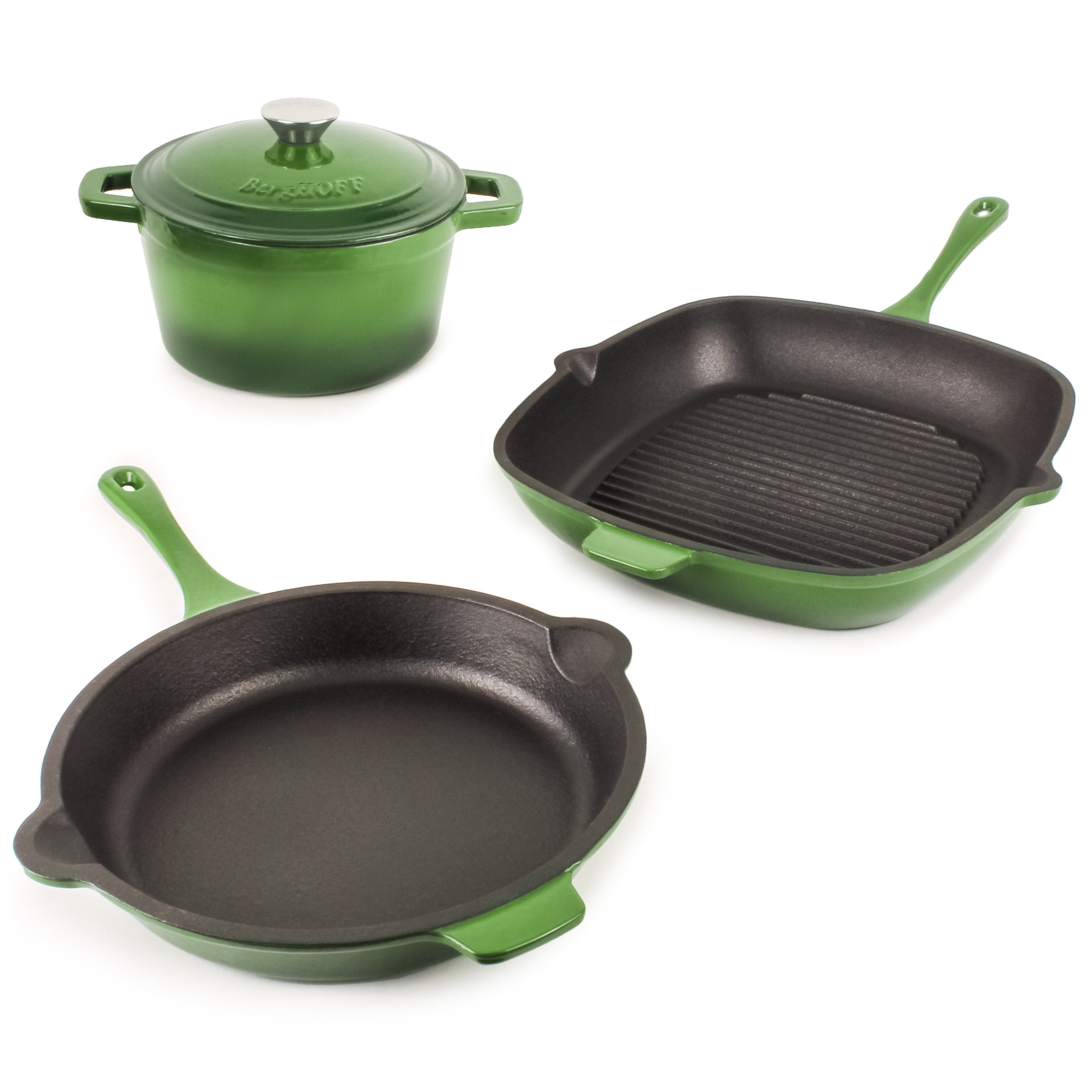 BergHOFF Neo 4-Piece Cast Iron Cookware Set - 10