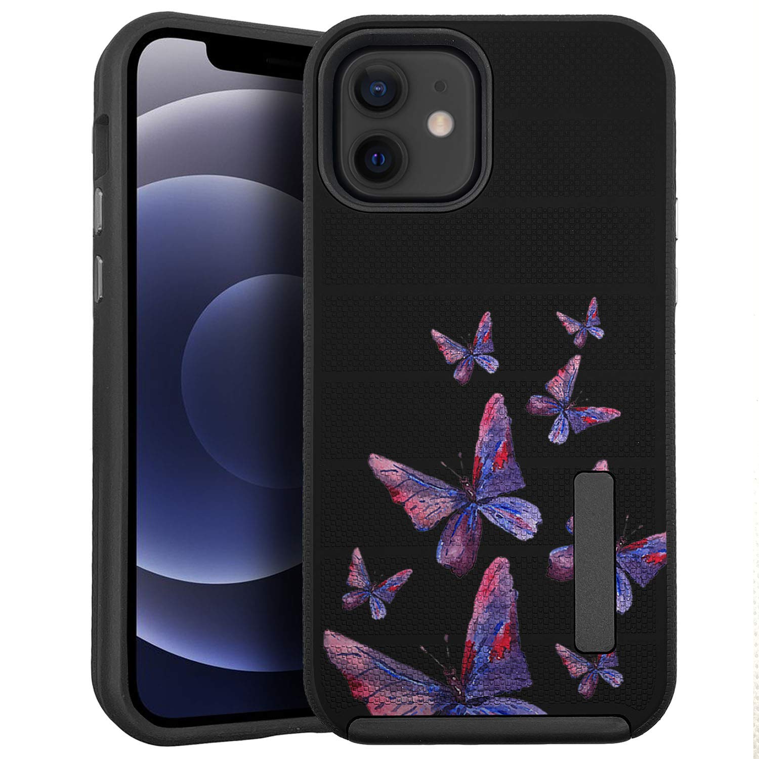 CasesOnDeck Rugged Dual Layer Protective Case for iPhone 12/12 Pro (6.1