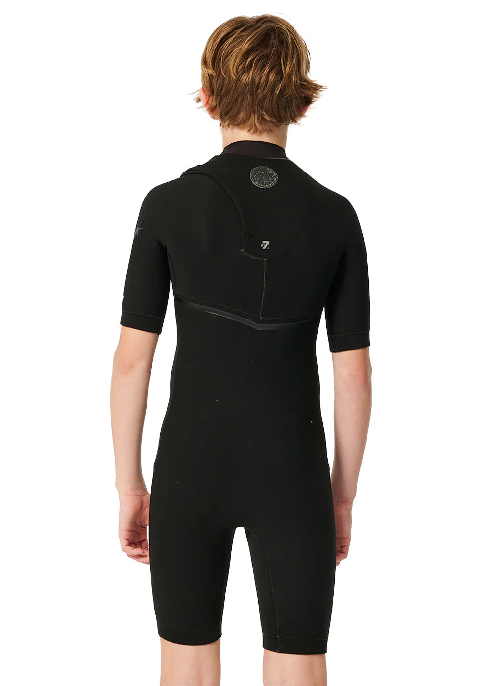 Rip Curl Boys E Bomb 2mm Zipperless Short Sleeve Spring Wetsuit for Kids - Perfect for Surfing, Swimming & Water Sports