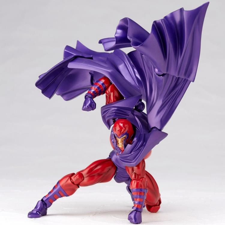 Amazing Yamaguchi Revoltech No. 006 Magneto Action Figure - Highly Articulated Collectible for Marvel X-Men Fans | Perfect for Display, Photography & Comic Book Collections