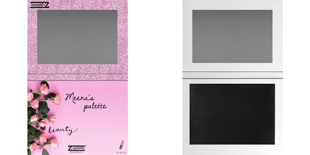 Custom Extra Large Z Palette - Magnetic Makeup Palette for Eyeshadows & Blush - Perfect for Professional Makeup Artists & Travel Makeup Organizer