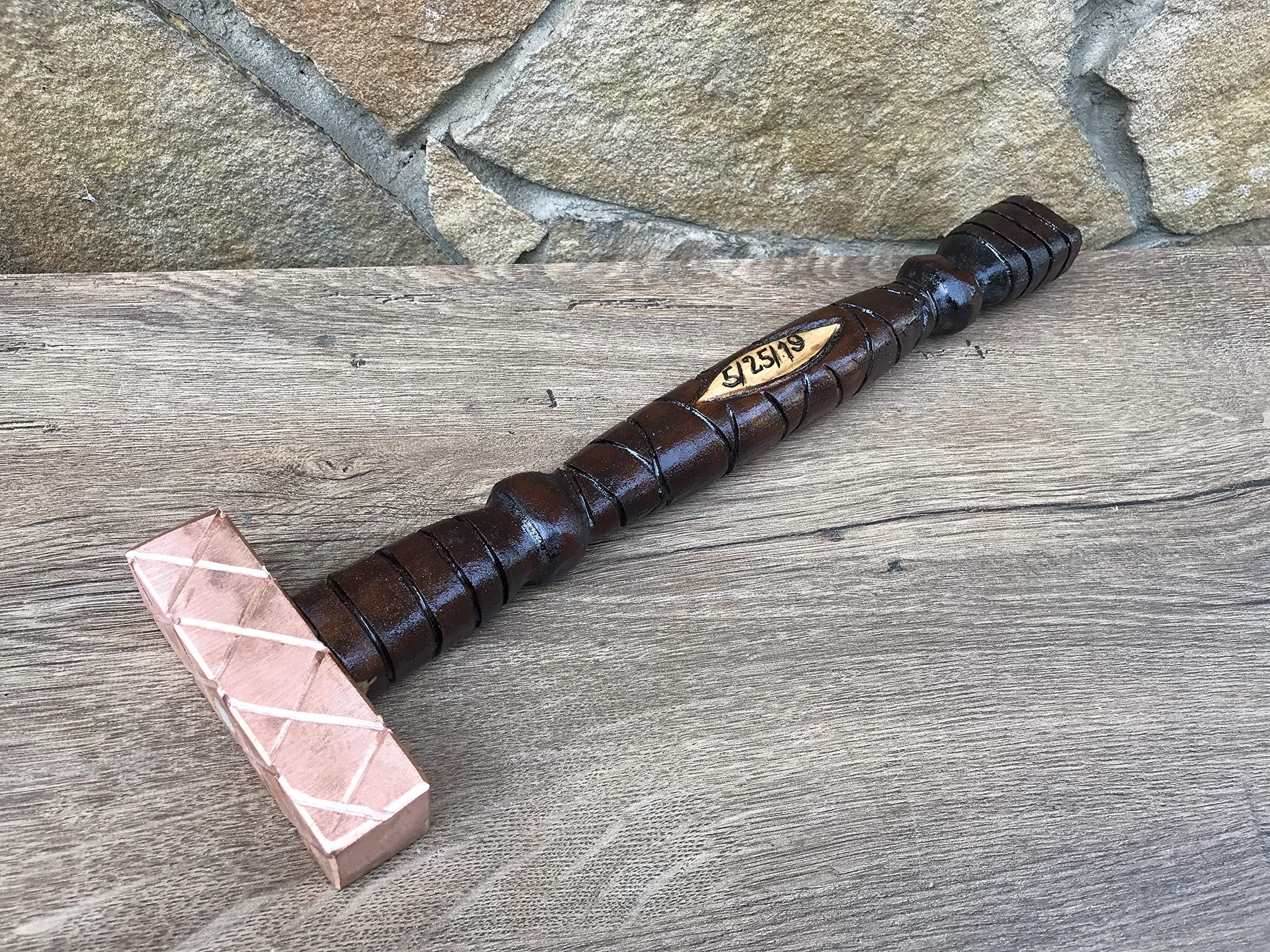 Premium Copper Hammer - Unique 7th Anniversary Gift for Men, Handcrafted Copper Keepsake, Thoughtful Present for Husband - Perfect for DIY Projects, Home Decor & Special Occasions