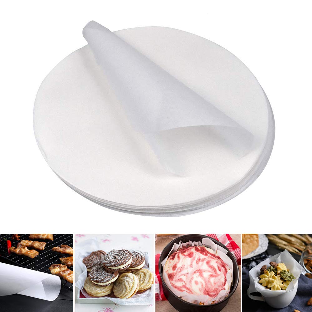 100pcs Non-Stick Round Parchment Baking Paper Sheets, 11