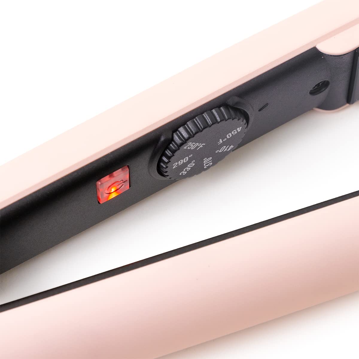 L'ANGE HAIR Le Ceramique 1-Pass Flat Iron Hair Straightener - Fast Heating Ceramic Straightening Iron for Women - Moisture Lock & Shine Enhancement - Professional Hair Styling Tool for Smooth & Silky Hair at Home or Salon