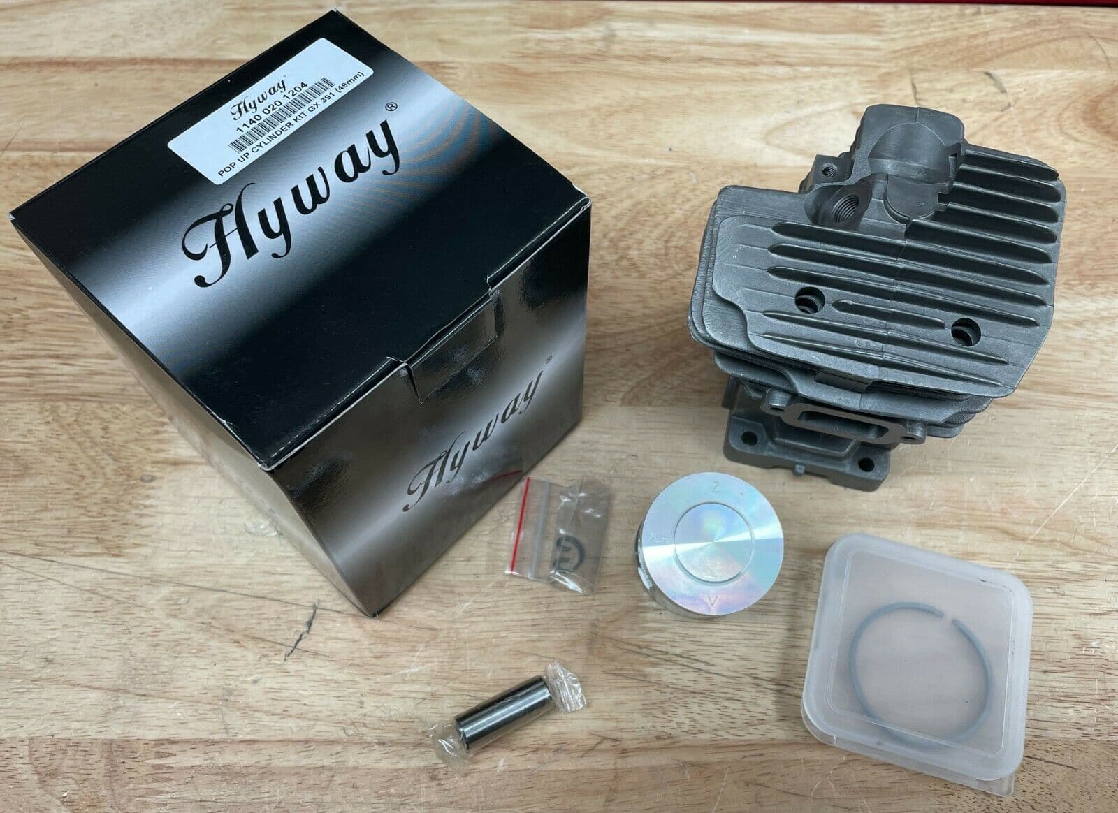 Hyway Nikasil POP UP Cylinder Kit 391 (49mm) for Wagners - High Performance Engine Upgrade for Motorcycles & ATVs