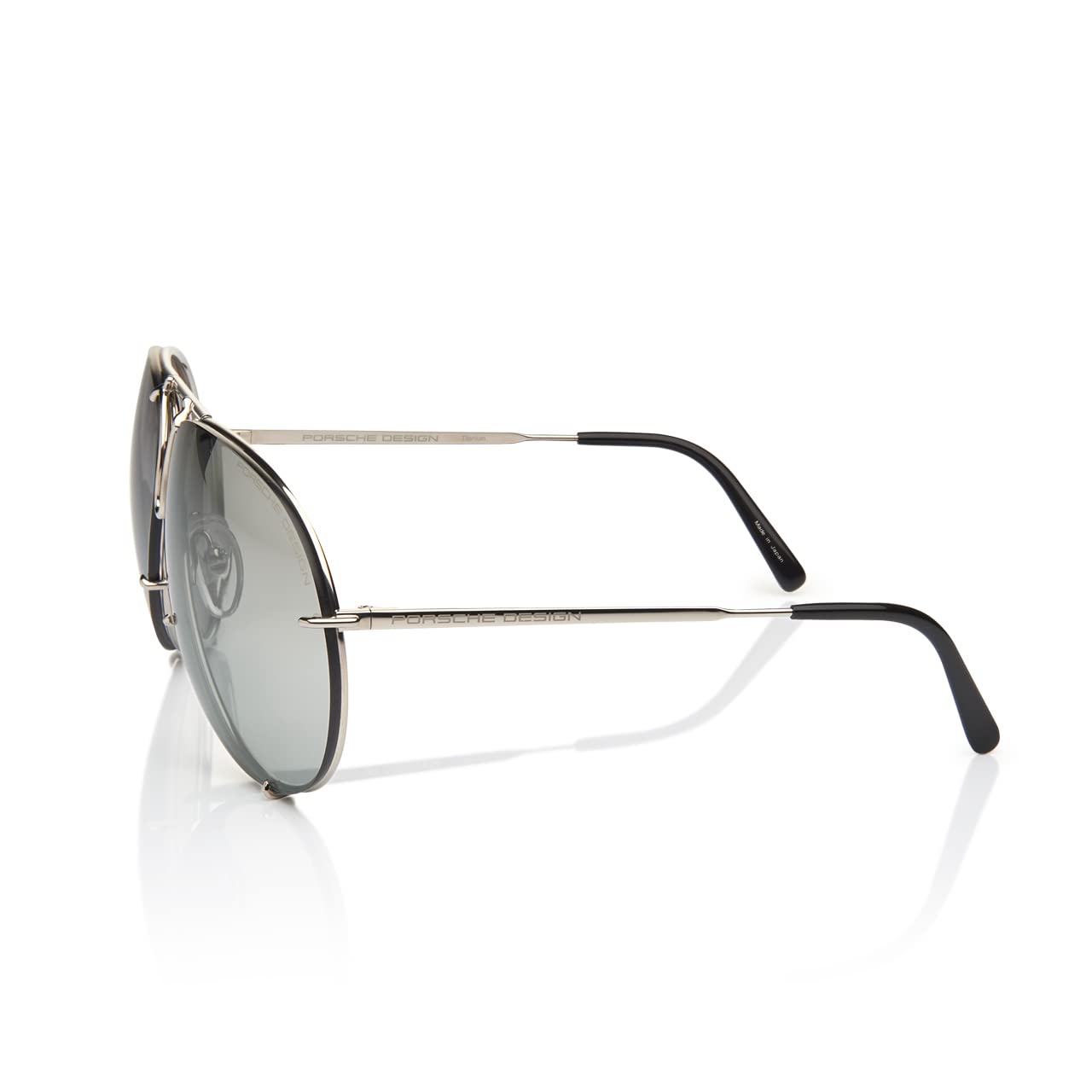 Porsche Design P8478 Iconic Aviator Sunglasses for Men & Women - UV Protection Polarized Lenses - Luxury Fashion Shades for Driving, Travel & Outdoor Activities