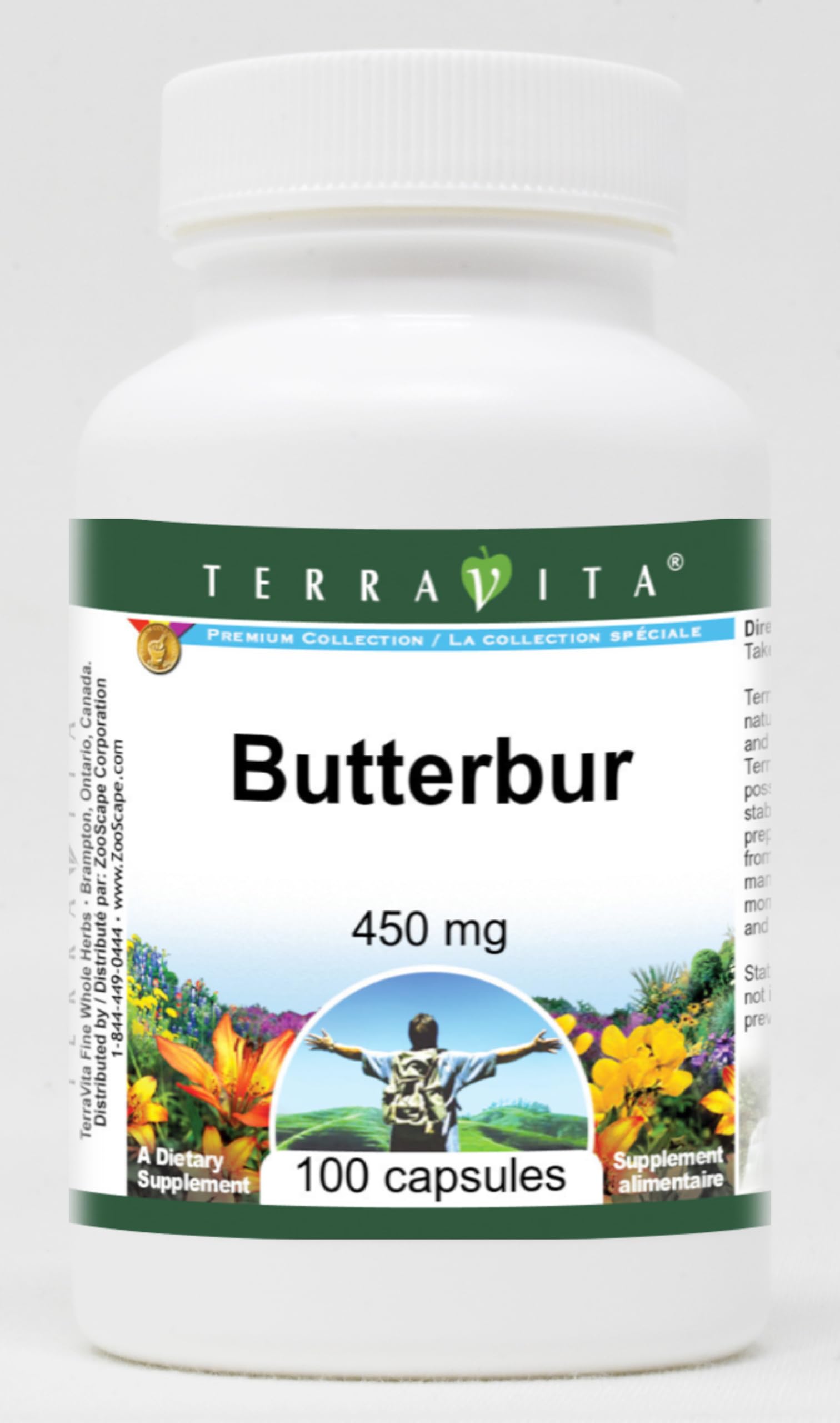 Butterbur Extract 450mg - 100 Capsules (3 Pack) | Natural Allergy Relief & Sinus Support | Herbal Supplement for Headache & Migraine Relief | Perfect for Seasonal Allergies & Respiratory Health
