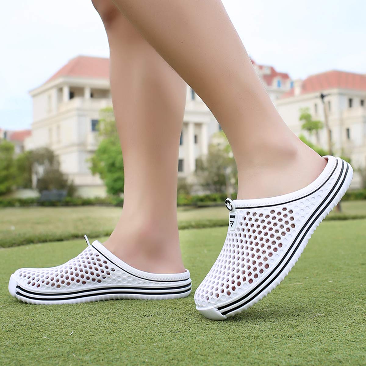 LIBINXIF Women's & Men's Breathable Garden Clogs - Waterproof Beach Shoes, Quick-Dry Bathing Slippers for Walking, Pool, Shower & Outdoor Activities