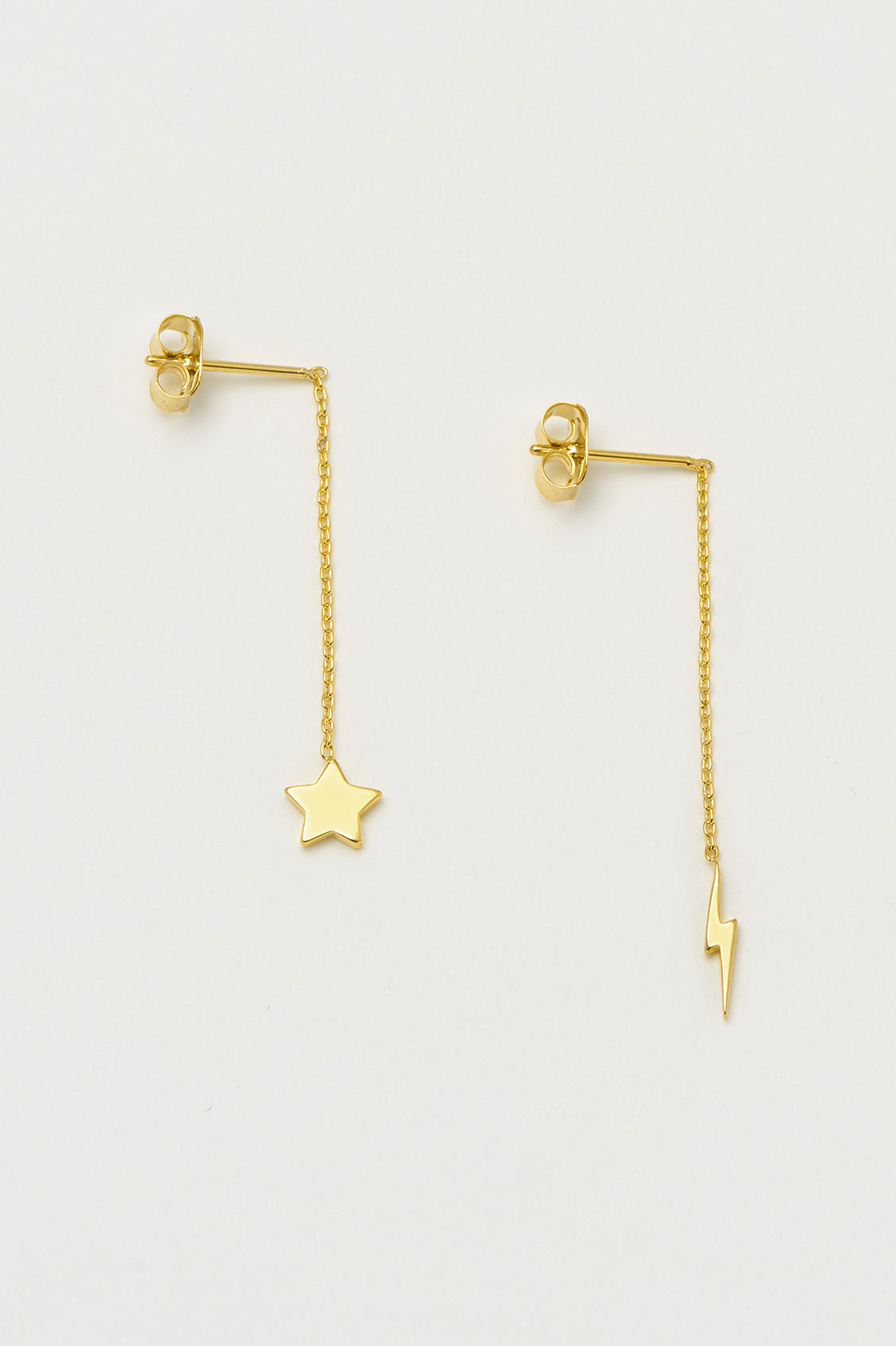 Sparkling Star & Lightning Bolt Drop Earrings for Women - Trendy Dangle Jewelry for Parties, Date Night & Everyday Wear