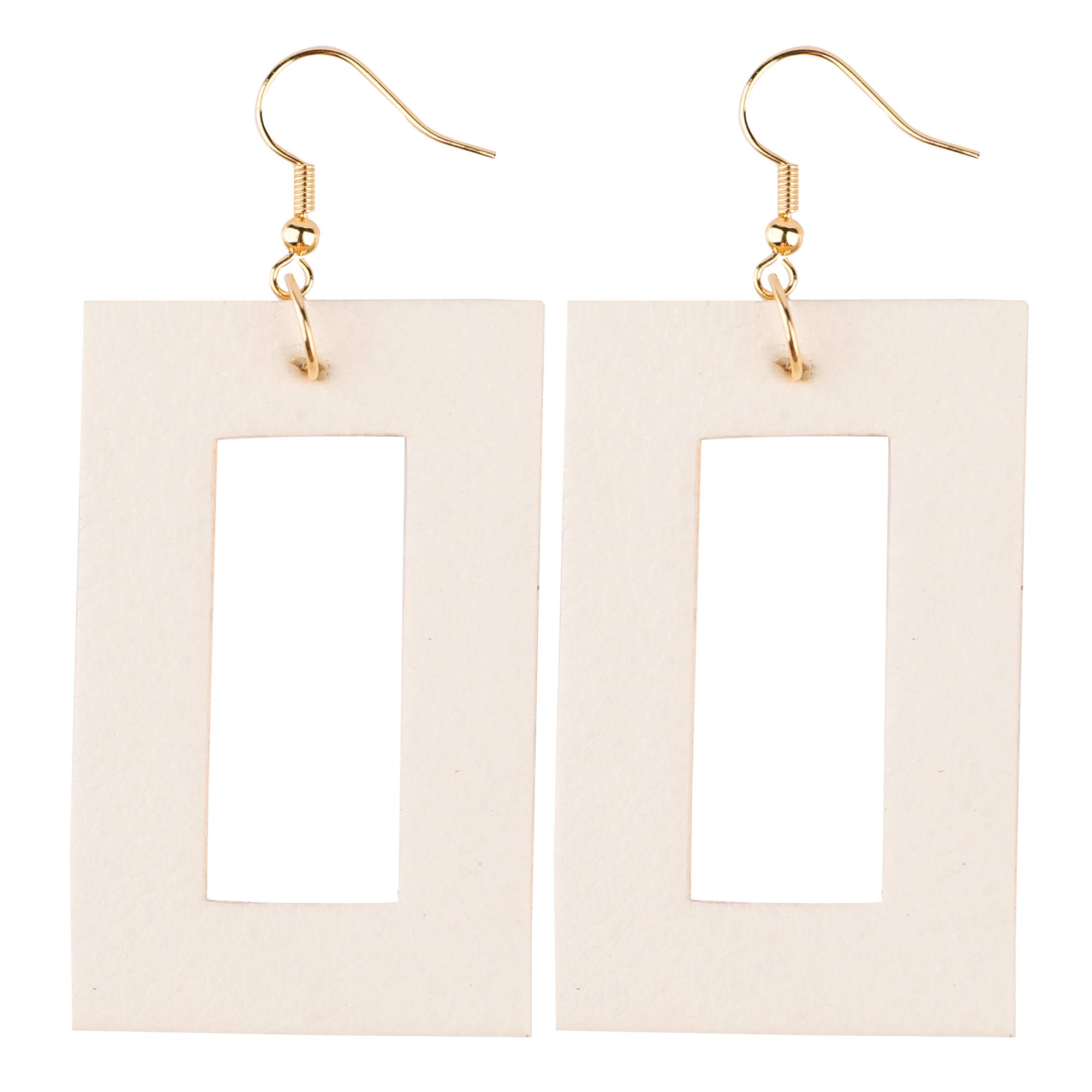 Stylish Lightweight Leather Dangle Earrings for Women - Trendy Drop Earrings for Girls, Perfect Gift for Her - Ideal for Parties, Weddings & Everyday Wear