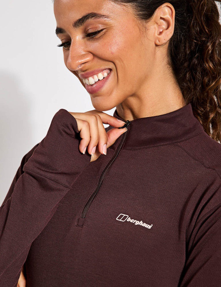 Ivyhill Half Zip Sweatshirt for Men & Women | Cedar Brown Color | Cozy Fleece Pullover for Outdoor Activities & Casual Wear