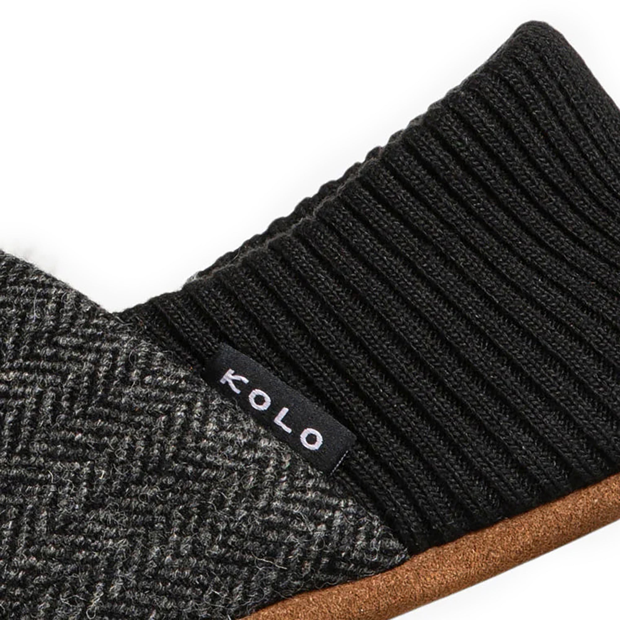 Finn Tweed House Shoes - Warm Fur Lined Indoor Slippers for Men & Women - Cozy Home Comfort for Winter & Relaxation
