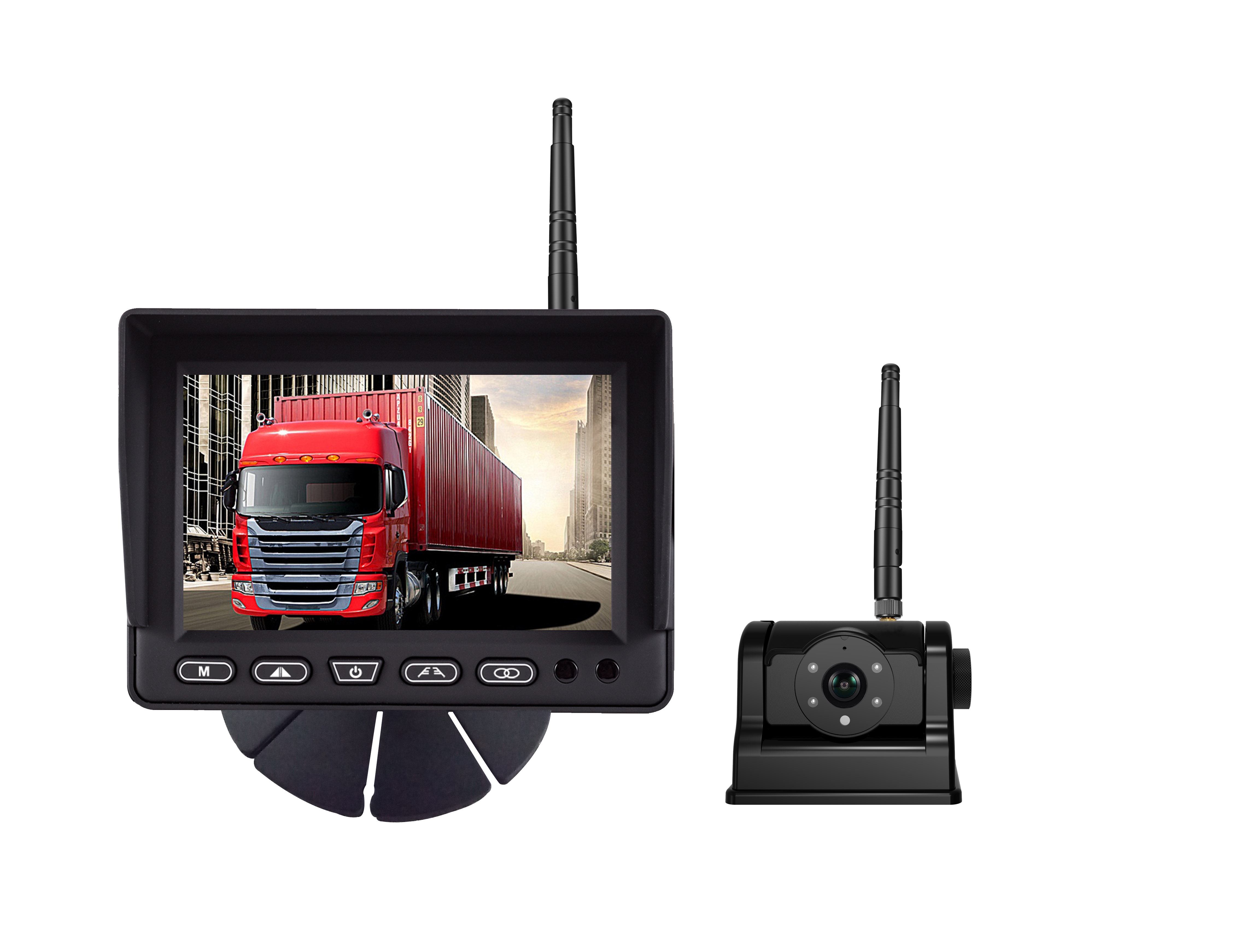 2.4GHz Wireless AHD Vehicle Backup Camera System with 5