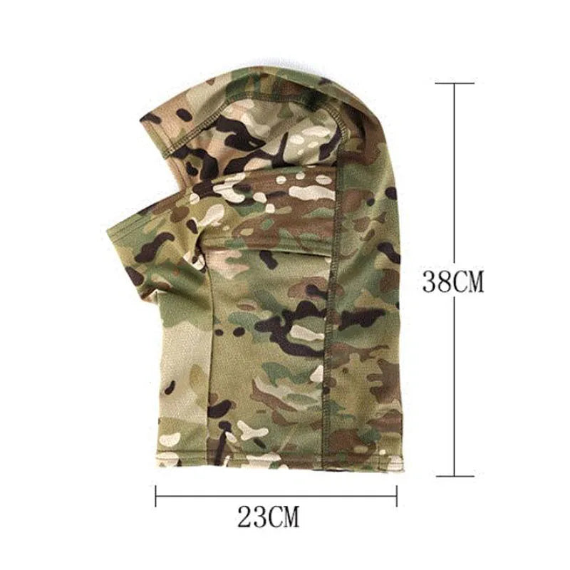 All Season Tactical Nylon Balaclava - Windproof & Breathable Face Mask for Skiing, Motorcycling & Outdoor Sports