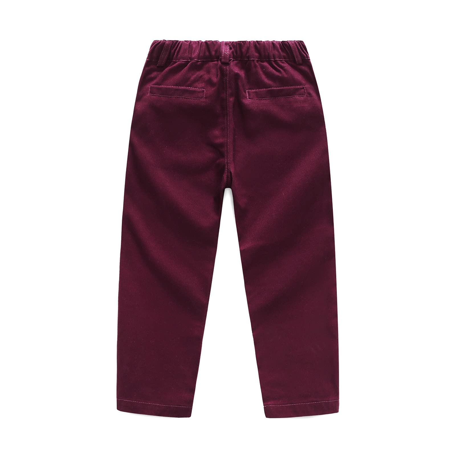 **Boys' Uniform Pants for Toddlers & Kids - Solid Color Pocket Trousers | School, Formal & Casual Outfits | Perfect Gift for Baby Boys**    *(Use Cases: Ideal for school uniforms, formal events, church attire, or everyday casual wear. Great as birthday gifts, holiday presents, or back-to-school essentials.)*