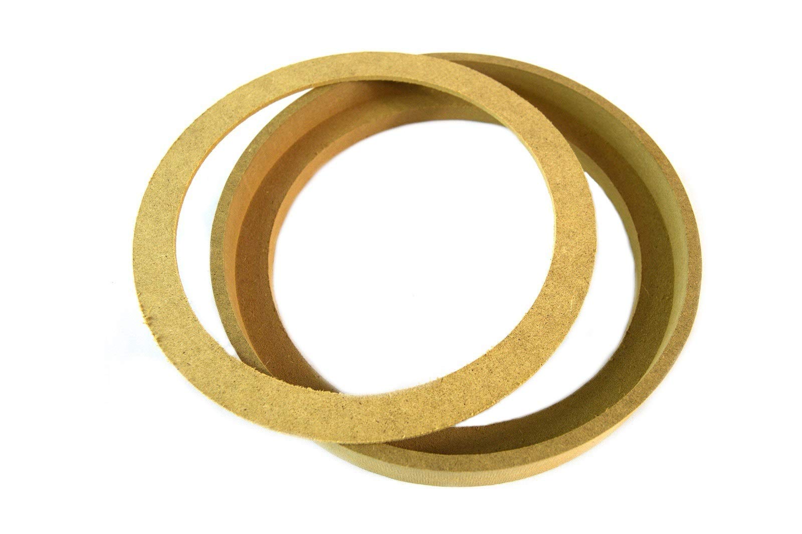 Audiopipe 5-Pair 8 Inch MDF Wood Speaker Rings with Bezel & Fiberglass Molds - Perfect for Car Audio & Home Theater Speaker Installation