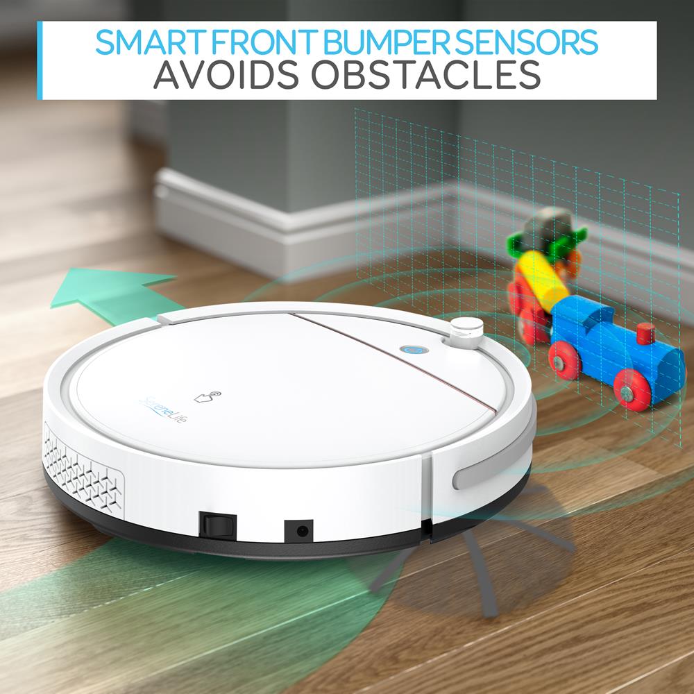 Smart Robot Vacuum Cleaner with Wi-Fi, Auto Mapping, 1500Pa Strong Suction - Ideal for Pet Hair, Hardwood Floors & Large Homes (Works with Alexa & Google Assistant)