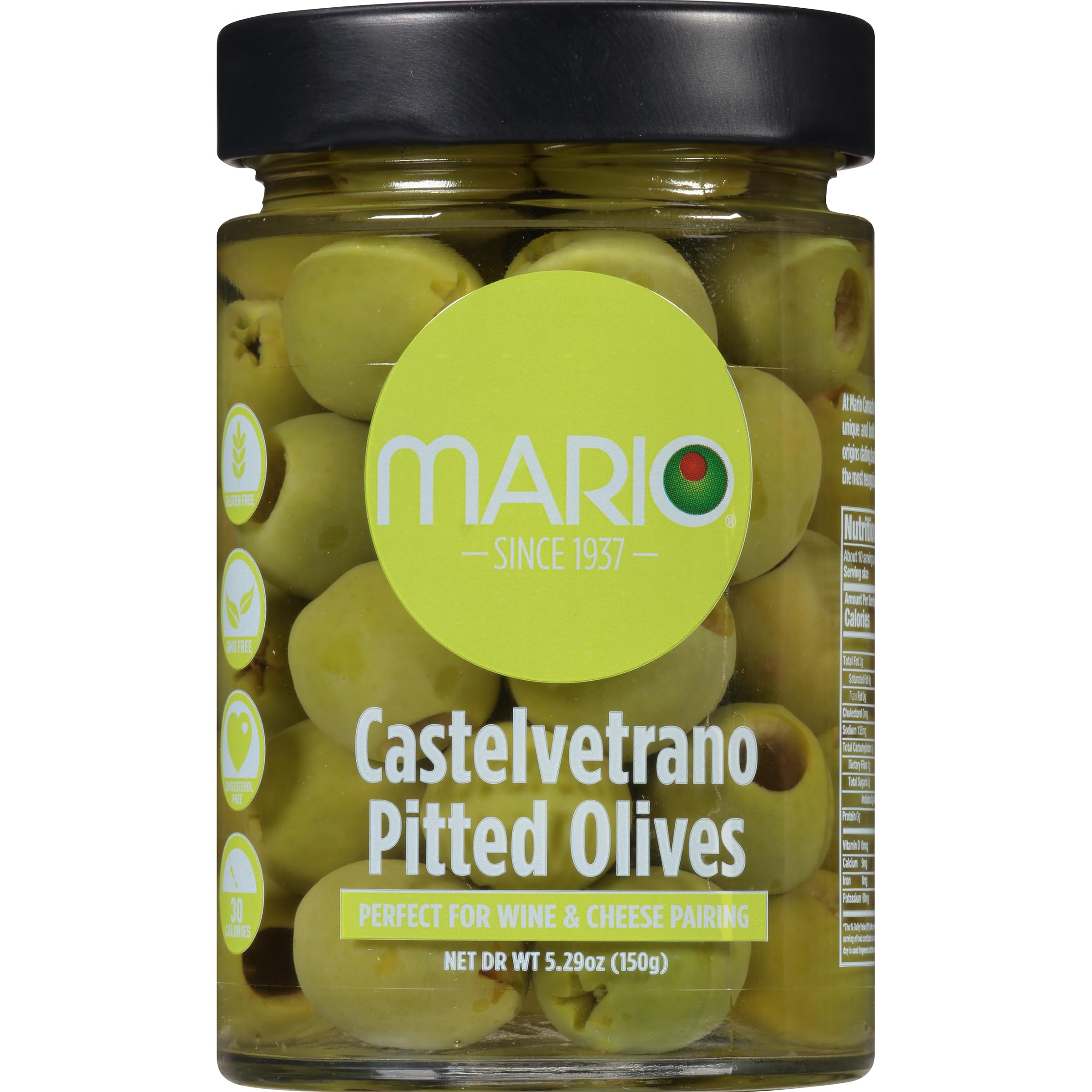 Premium Mario Camacho Castelvetrano Pitted Green Olives - Imported from Sicily, Italy | Perfect for Salads, Charcuterie Boards & Mediterranean Recipes