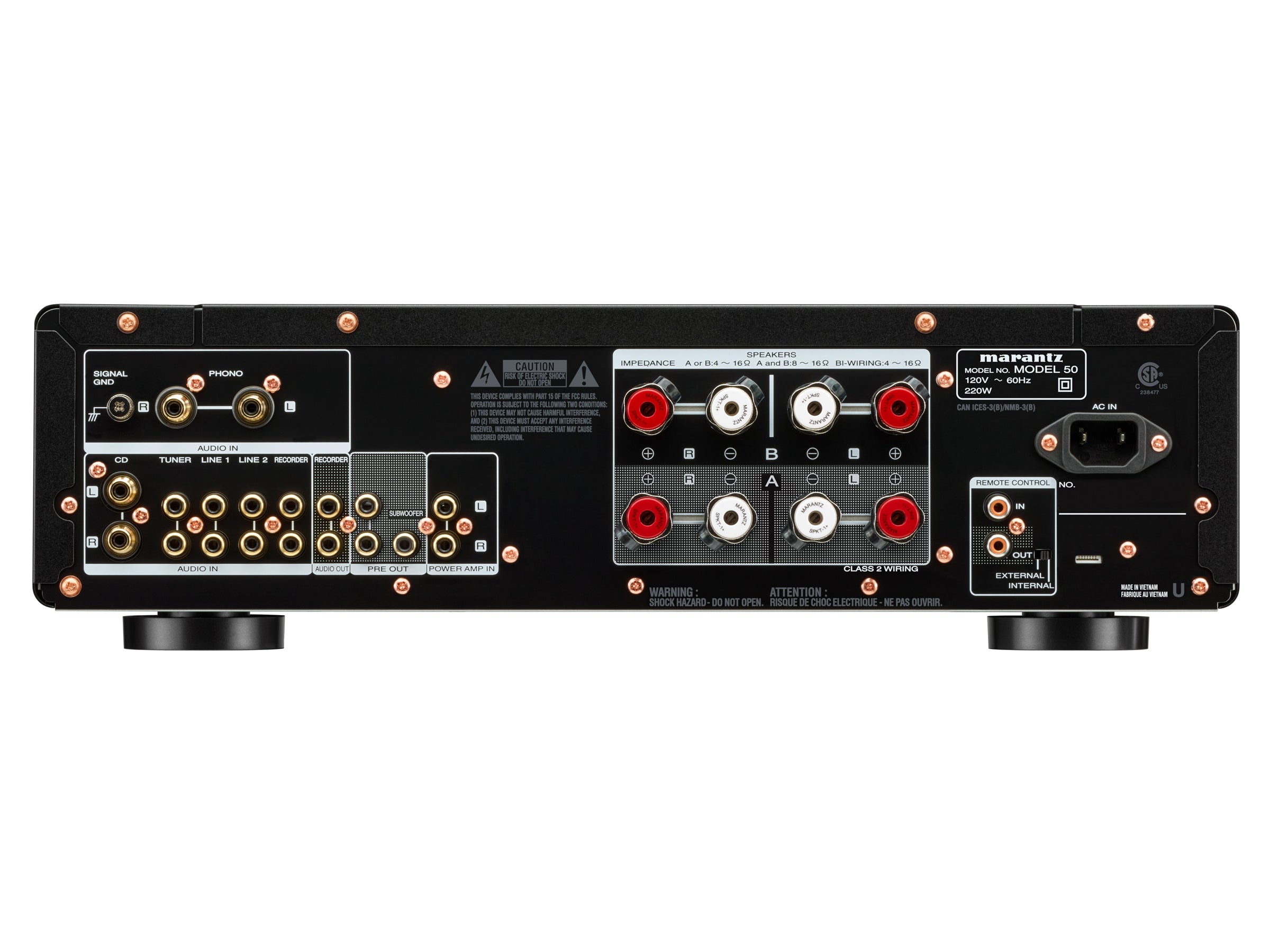 Marantz Model 50 Integrated Stereo Amplifier - High-Fidelity Audio System for Home Theater & Music Listening | Perfect for Audiophiles & Home Entertainment