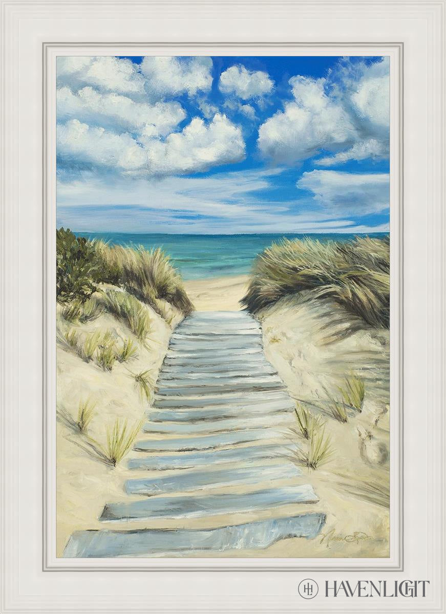 Seaside Decor - Handcrafted Broken Path Mosaic Art Piece for Home & Garden Wall Decor | Perfect for Beach House, Coastal Living Room, or Outdoor Patio