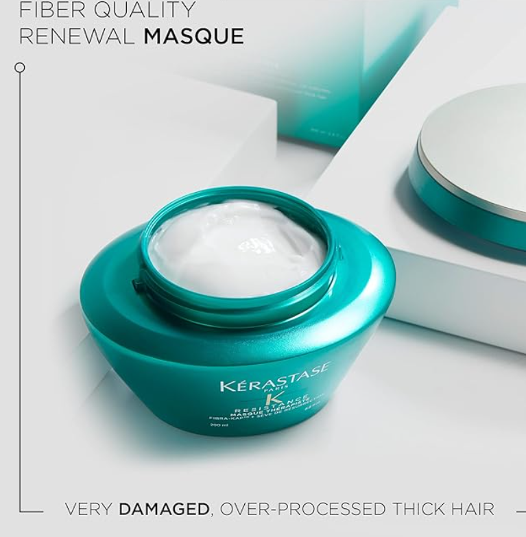 Kérastase Resistance Therapiste Hair Repairing Mask - 200ml | Deep Conditioning Treatment for Damaged Hair | Salon-Quality Hair Care at Home