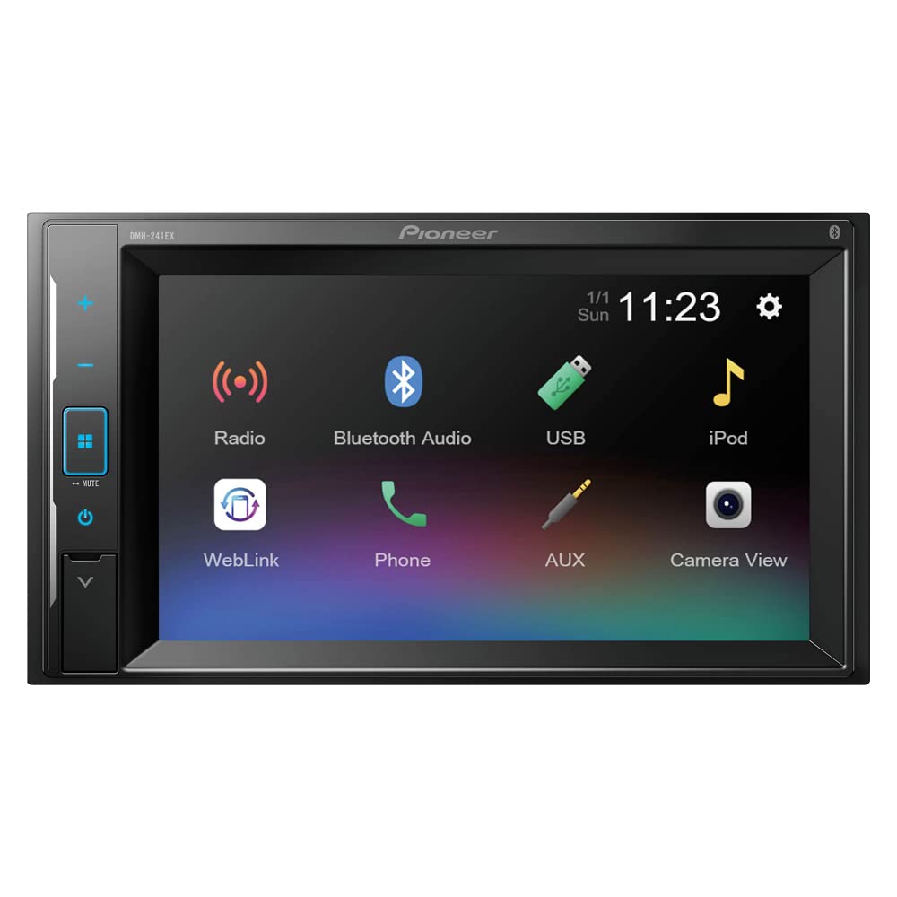 Pioneer 6.2 Inch Car Touchscreen Digital Media Receiver with Resistive Glass - Bluetooth, Apple CarPlay & Android Auto Compatible for Seamless In-Car Entertainment & Navigation