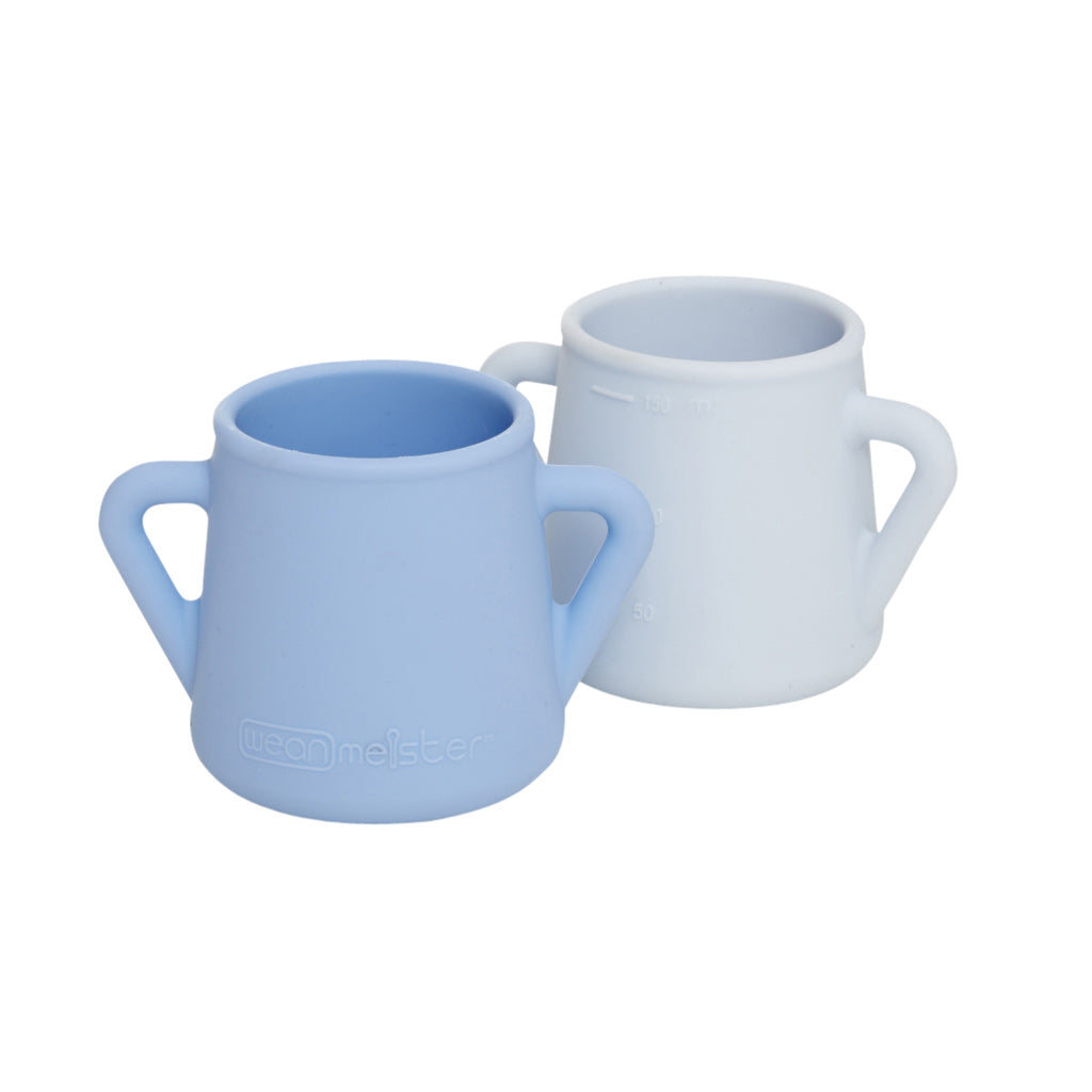 Wean Meister Sippy Skillz Baby Cup - BPA-Free Spill-Proof Training Cup for Toddlers - Perfect for On-the-Go, Daycare & Learning to Drink Independently