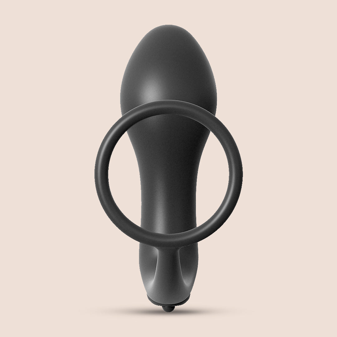Anal Fantasy Vibrating Prostate Massager with Cock Ring - Powerful Stimulation for Men | Enhance Pleasure & Performance in Bedroom Play