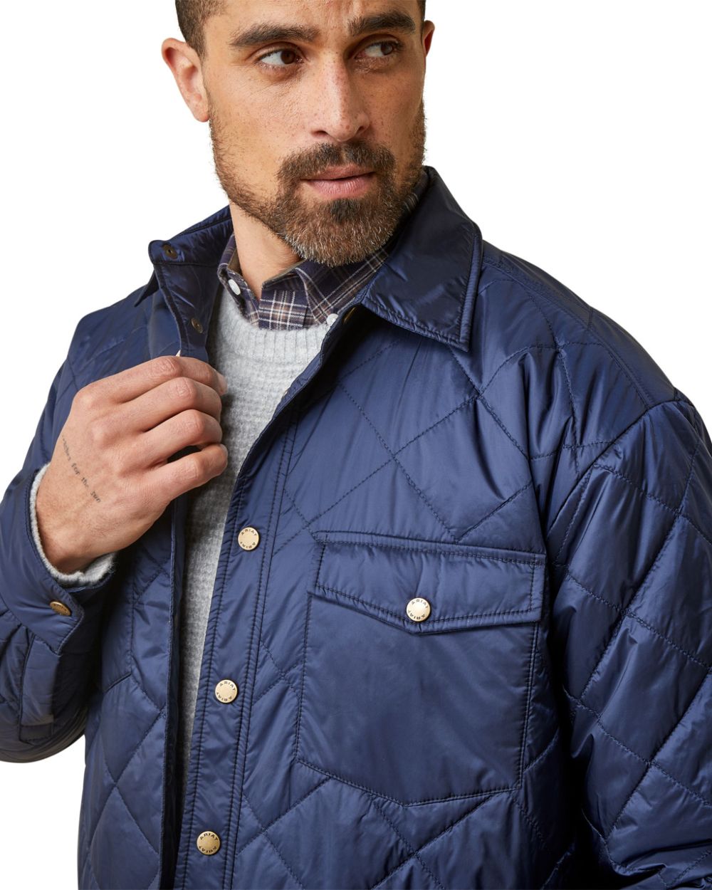 Ariat Men's Stinson Shirt Jacket - Lightweight Flannel Shirt with Snap Closure for Outdoor Work & Casual Wear