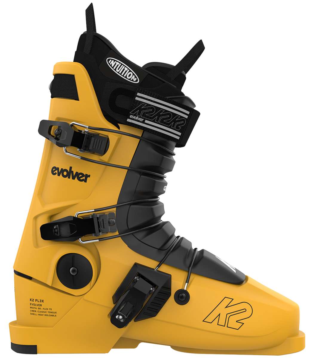 K2 Junior's Evolver Ski Boots 2023 - Kids' Adjustable Ski Boots for Boys & Girls - Perfect for Snowboarding & Winter Sports