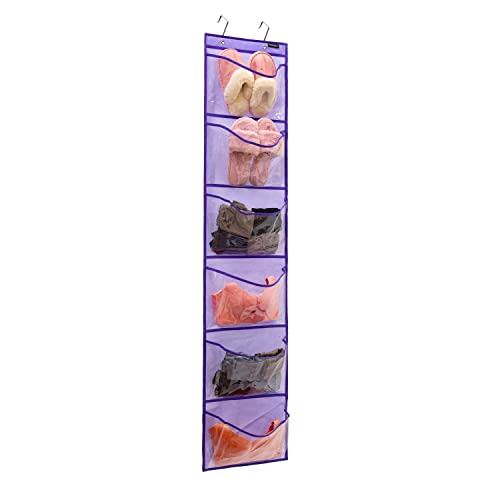 6 Large Pockets-Purple