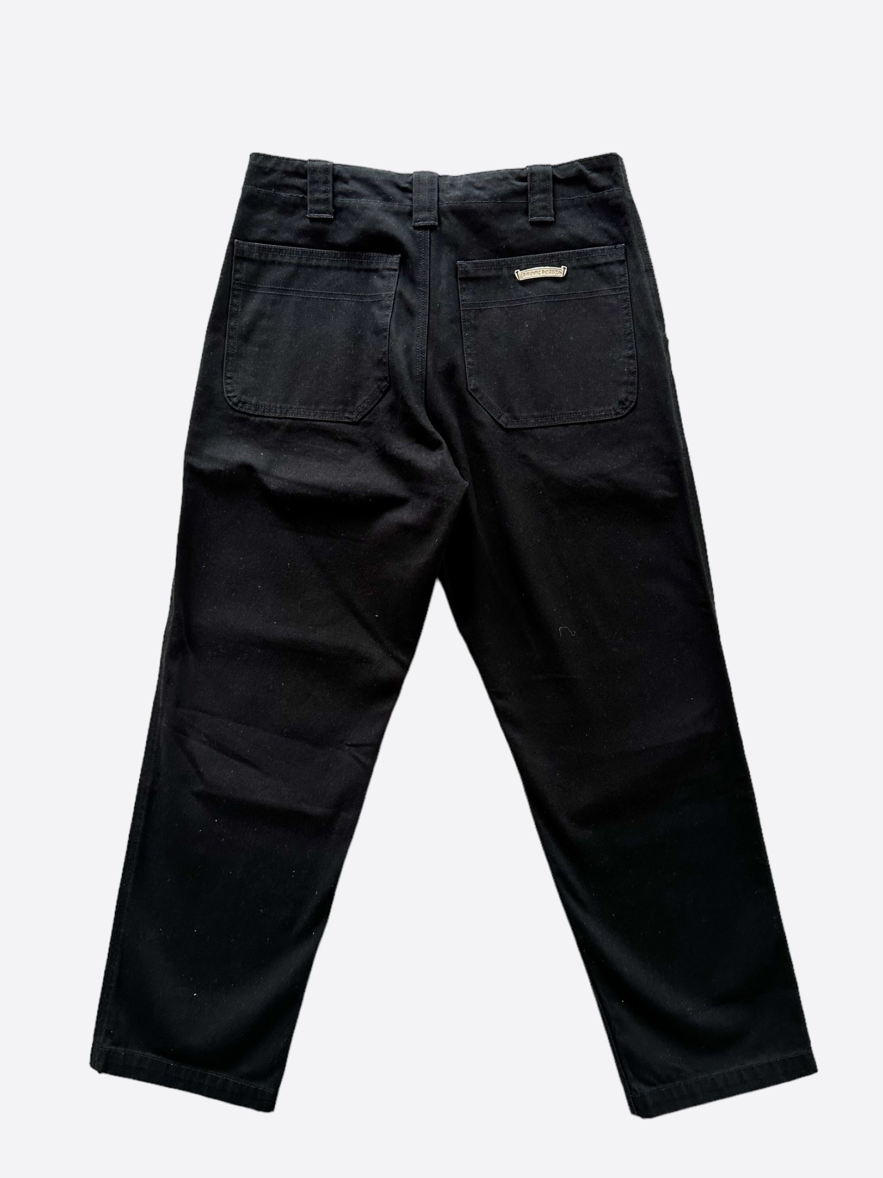Chrome Hearts Black Denim Jeans for Men - Premium Designer Slim Fit Stretch Denim Pants | Perfect for Casual Wear, Night Out & Street Style Fashion