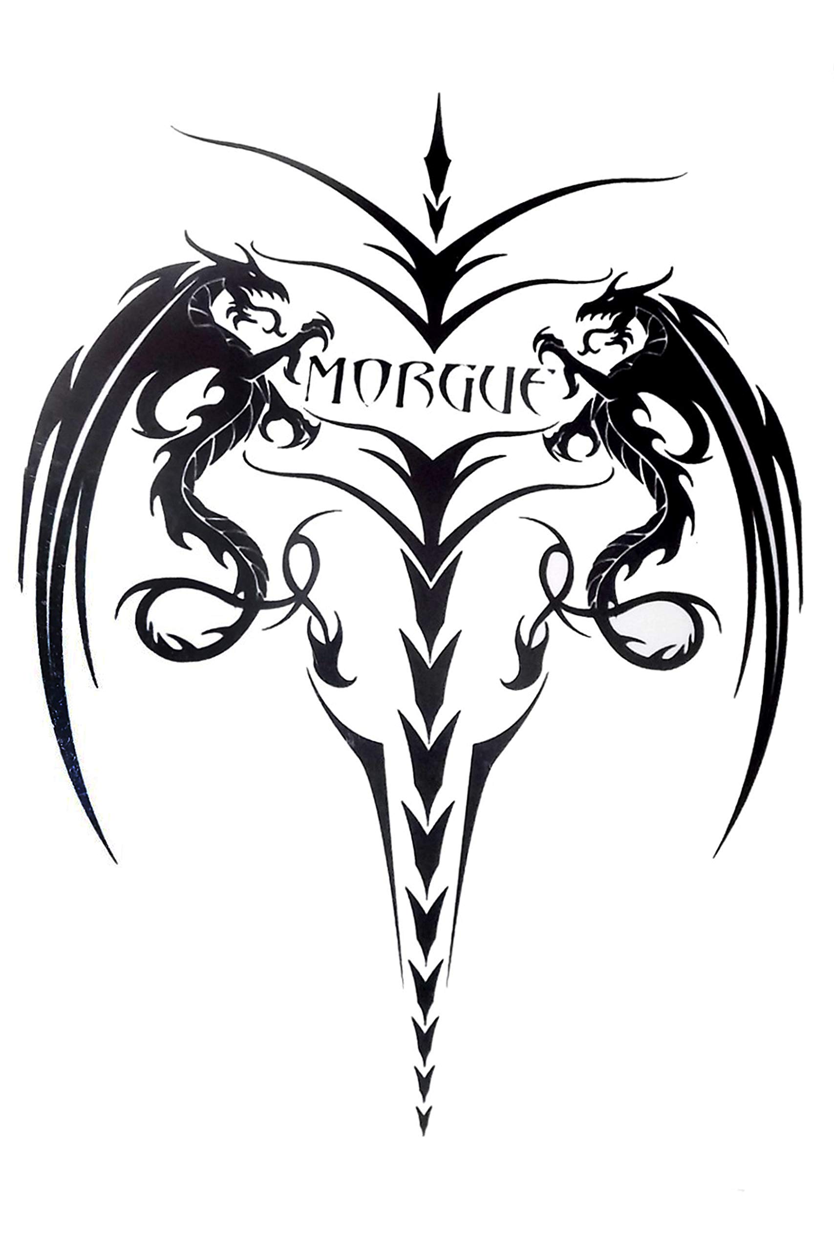 Waterproof Temporary Tattoo Stickers for Men & Women - 3D Realistic Flowers, Butterflies, Stars, Angels, Wolves & Armband Designs (21x15cm) | Perfect for Parties, Halloween, Cosplay & Body Art | HB-157