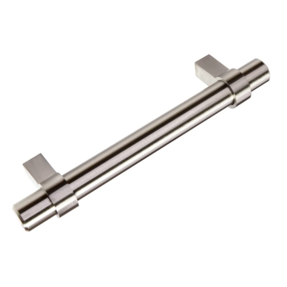 25-Pack 4 Inch (102mm) Satin Nickel Modern Straight Bar Cabinet Pulls - Sleek Hardware for Kitchen Cabinets, Bathroom Vanities & Furniture Drawers