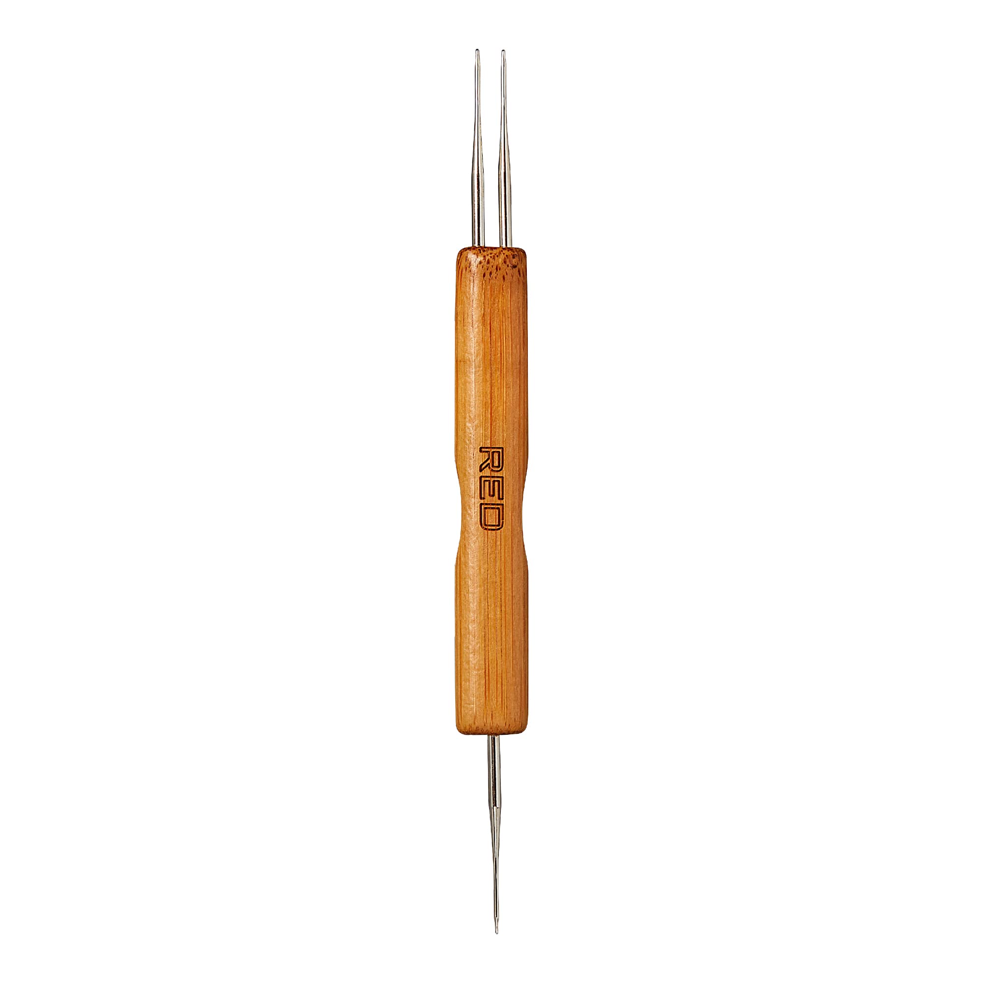 RED by Kiss Dreadlock Crochet Hook - Professional 2-in-1 Hair Tool for Dreadlocks & Braiding (0.75mm Needle) | Perfect for DIY Locs, Hair Extensions & Natural Hair Styling at Home or Salon